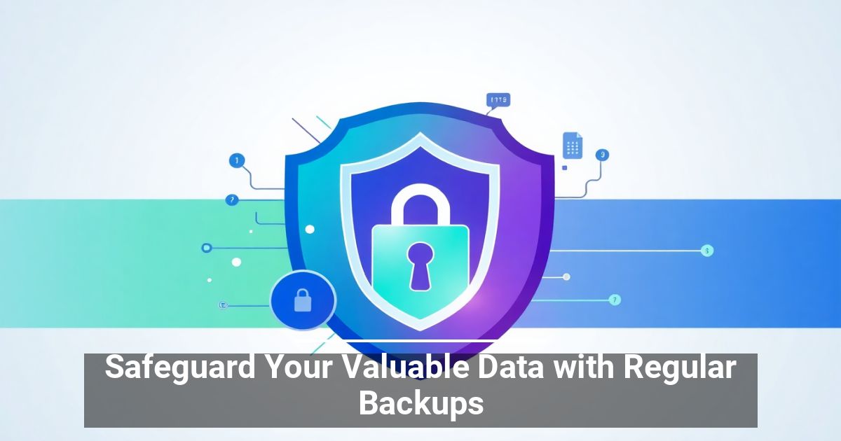 A multi colored graphic that includes a shield and a lock