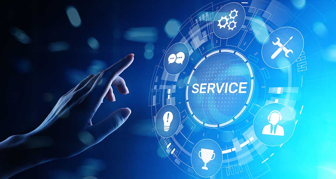 A human hand touching a futuristic service panel
